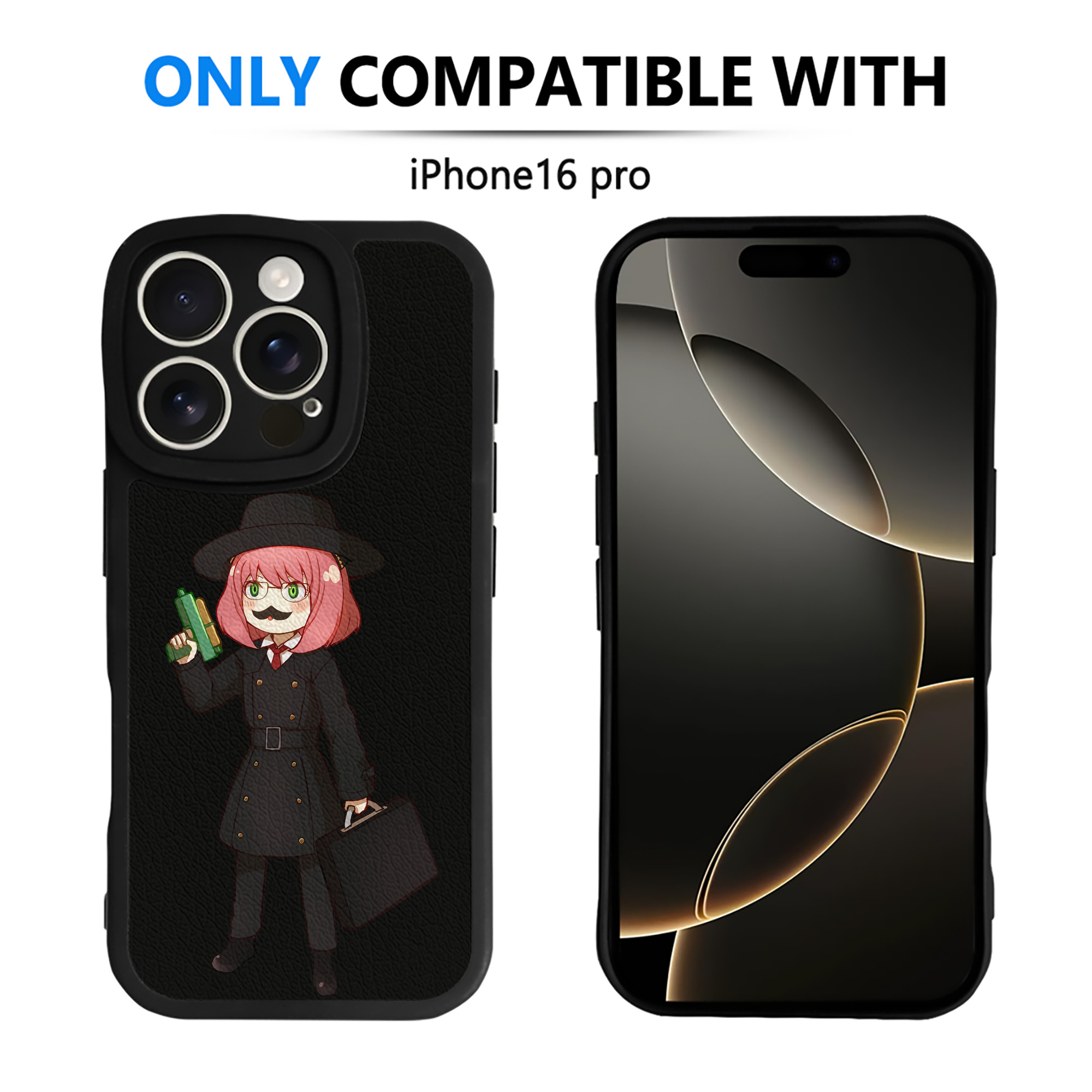 （画像用） SPY×FAMILY间谍家家酒 【iPhone 16シリーズ対応】シリコンスマホケース（レザー調） 材質：シリコン